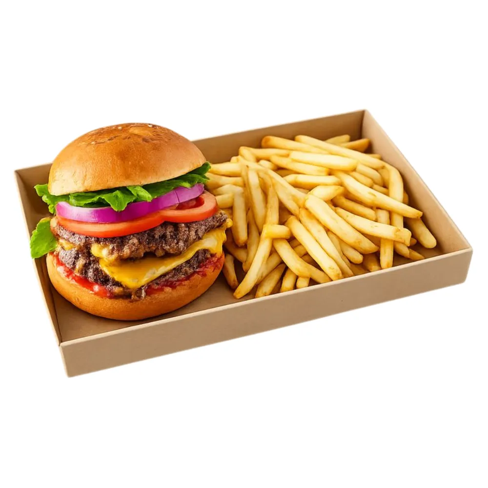 Fenntartható csomagolások - Smart Fella's Packaging 30 street food papírtálca